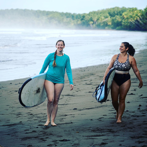 surfing beach