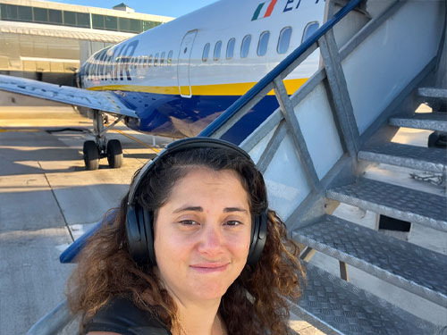 Tasha Prados Air France Airplane